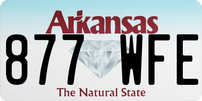 AR license plate 877WFE