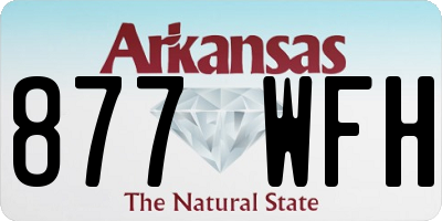 AR license plate 877WFH