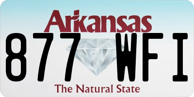 AR license plate 877WFI