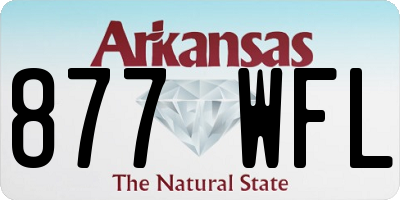 AR license plate 877WFL