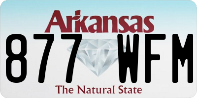 AR license plate 877WFM