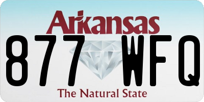 AR license plate 877WFQ