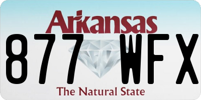 AR license plate 877WFX