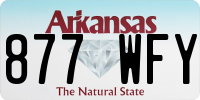 AR license plate 877WFY
