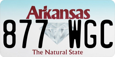 AR license plate 877WGC