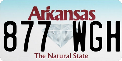 AR license plate 877WGH