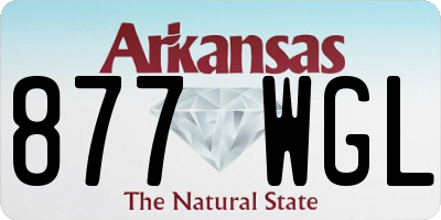 AR license plate 877WGL