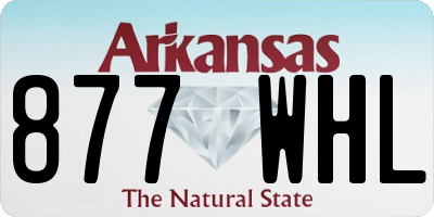 AR license plate 877WHL