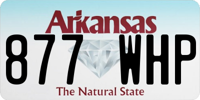 AR license plate 877WHP