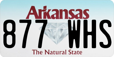 AR license plate 877WHS