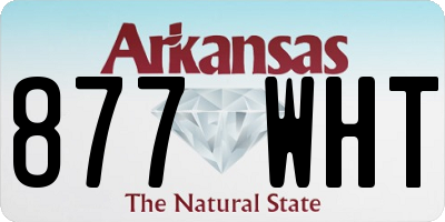 AR license plate 877WHT