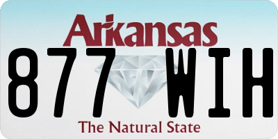 AR license plate 877WIH