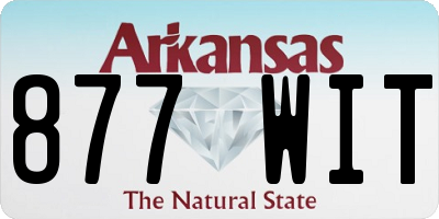 AR license plate 877WIT