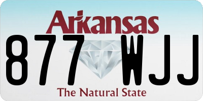 AR license plate 877WJJ
