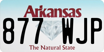 AR license plate 877WJP