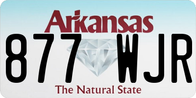 AR license plate 877WJR