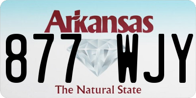 AR license plate 877WJY