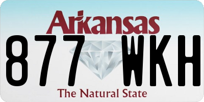 AR license plate 877WKH