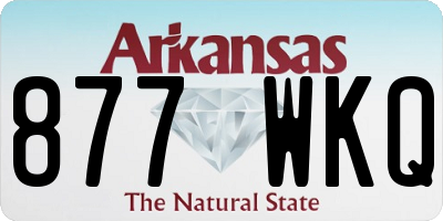 AR license plate 877WKQ