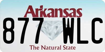 AR license plate 877WLC
