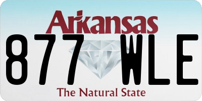 AR license plate 877WLE