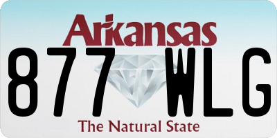 AR license plate 877WLG