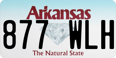 AR license plate 877WLH