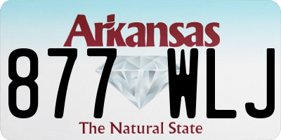 AR license plate 877WLJ