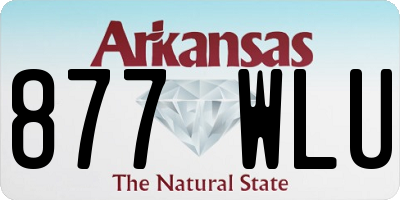AR license plate 877WLU