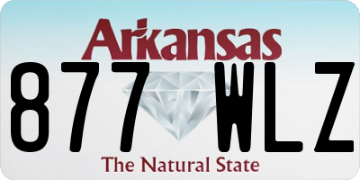 AR license plate 877WLZ