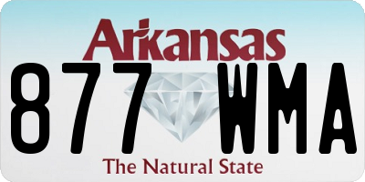 AR license plate 877WMA