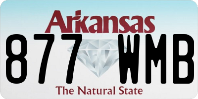 AR license plate 877WMB