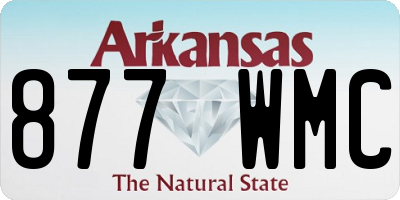 AR license plate 877WMC