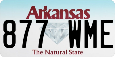 AR license plate 877WME