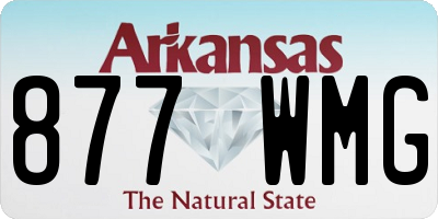 AR license plate 877WMG
