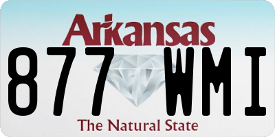 AR license plate 877WMI