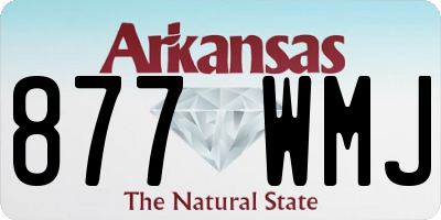 AR license plate 877WMJ