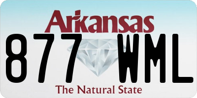 AR license plate 877WML