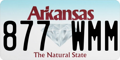 AR license plate 877WMM