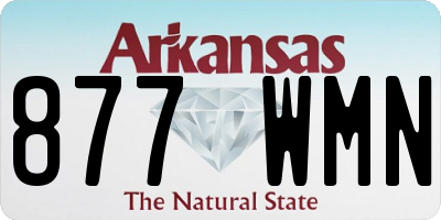 AR license plate 877WMN