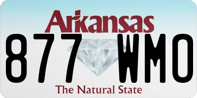 AR license plate 877WMO