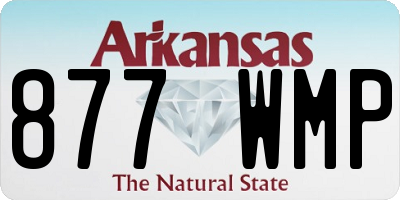 AR license plate 877WMP