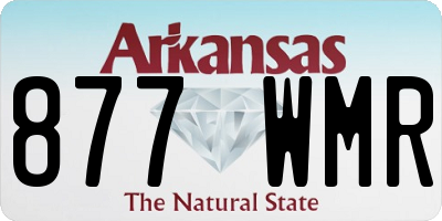 AR license plate 877WMR