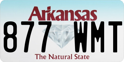 AR license plate 877WMT