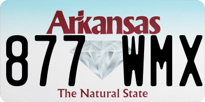 AR license plate 877WMX