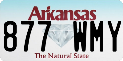 AR license plate 877WMY