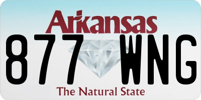 AR license plate 877WNG