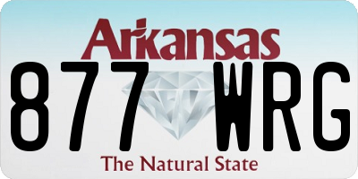 AR license plate 877WRG