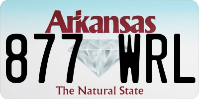 AR license plate 877WRL
