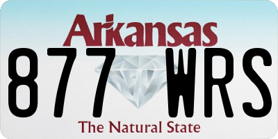 AR license plate 877WRS